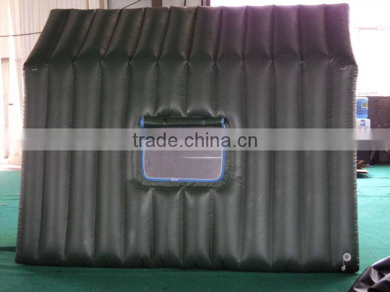 (ce) PVC material big outdoor inflatable military tent