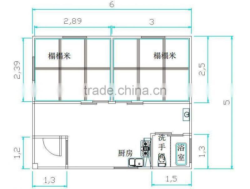 modern ios high quality prefab house in puerto rico for sale