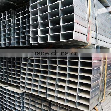 60/60/1.3mm erw welded square pre galvanized steel pipe