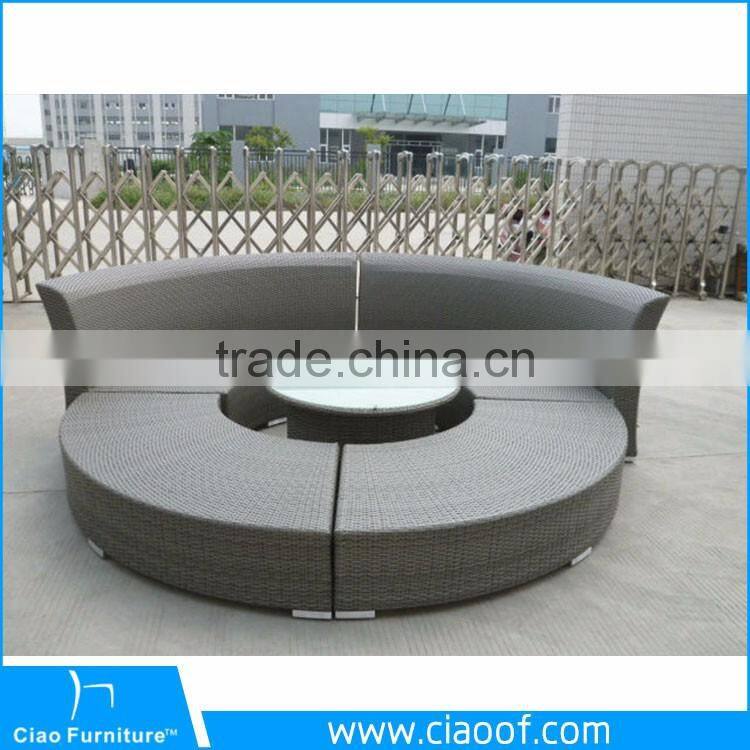 Foshan Supplier Big Half Round Outdoor Furniture