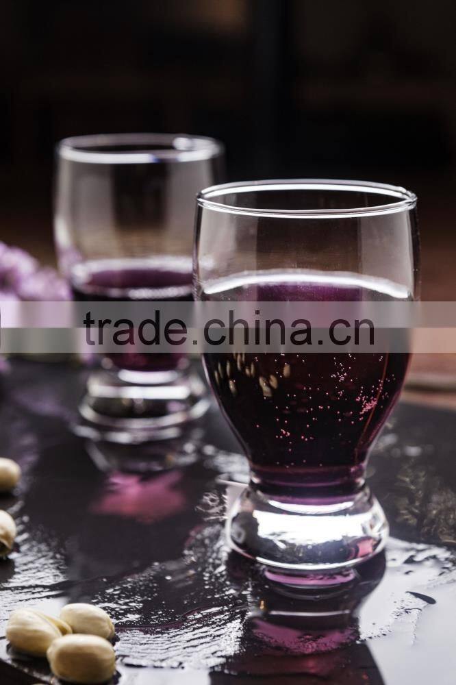 270ml clear glass cup for water and beverage