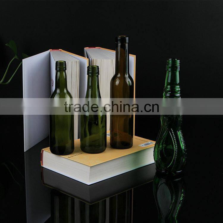 China supplier cheap 190ml Screen printing Workable price mini wine bottles