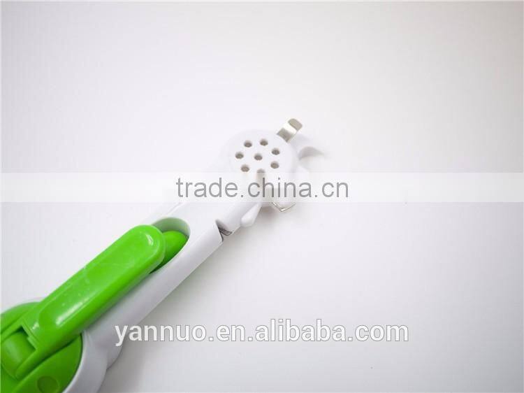 safety Bottel One Touch Can Opener, Bottle opener Kit Grinding garlic keychain