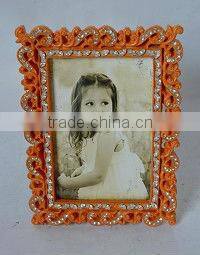 White baroque picture frame resin picture frame with good price
