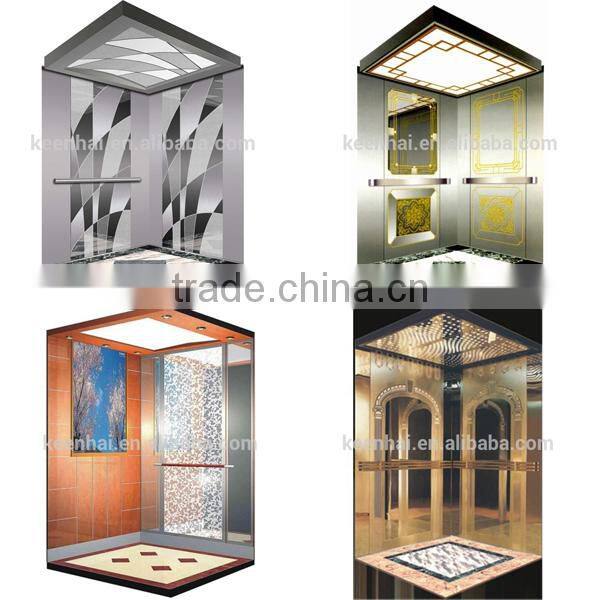 Professional Stainless Steel Interior Elevator Cabin Decoration