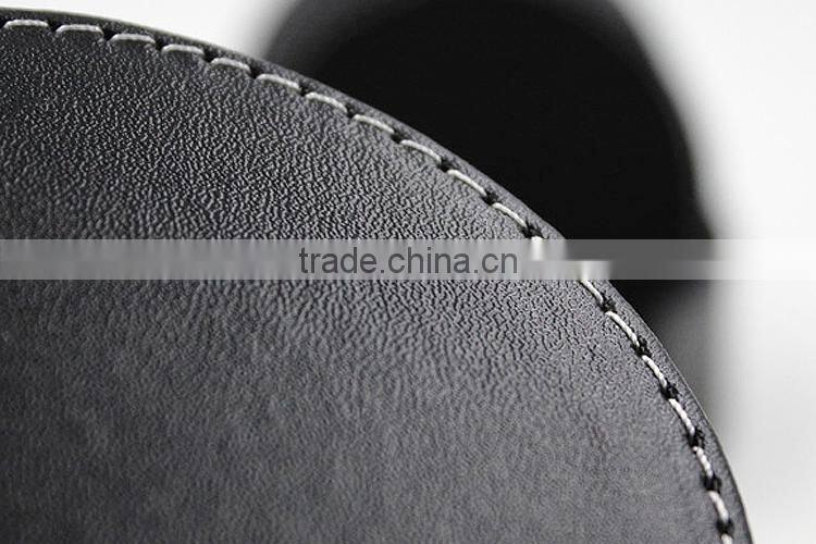 Cheap Promotion PU Leather Coaster,Heat Insulation Beer Pad