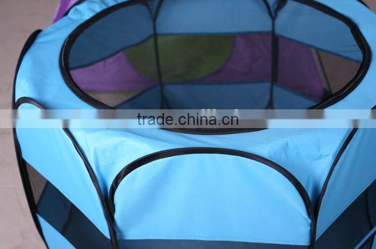 Folding Octagonal Foldable pet house Pop up pet bed tents Pet Playpen cage
