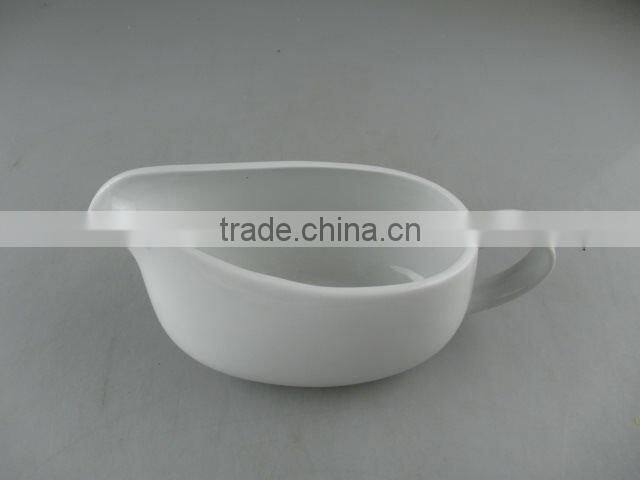 Wholesale white ceramic milk jug /milk pot in stock