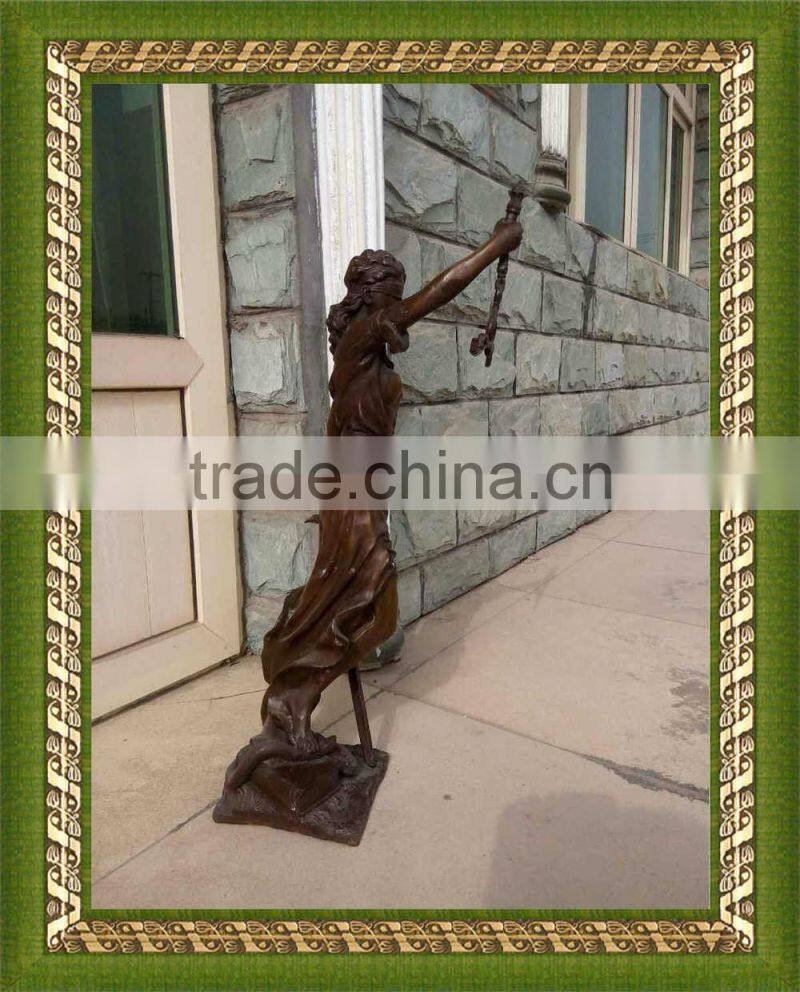 Western Europe Style Bronze Firgure Statue For Garden Statue Sculpture Decoration