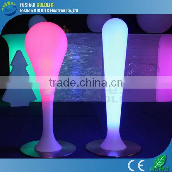 waterdrop shape cordless led floor lamp