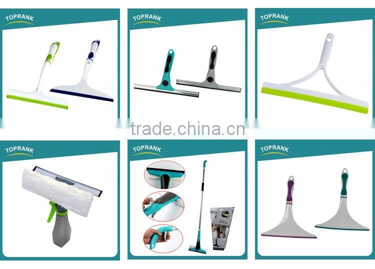 Toprank New Design Window Cleaning Squeegee Car Glass Wiper Plastic Squeegee With Water Spray