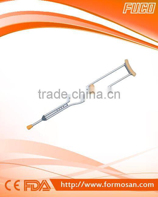 MEDIUM PUSH BUTTOM ALUMINUM CRUTCHES MIT(M)