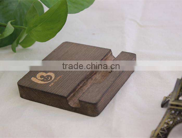 wooden mobile phone holder