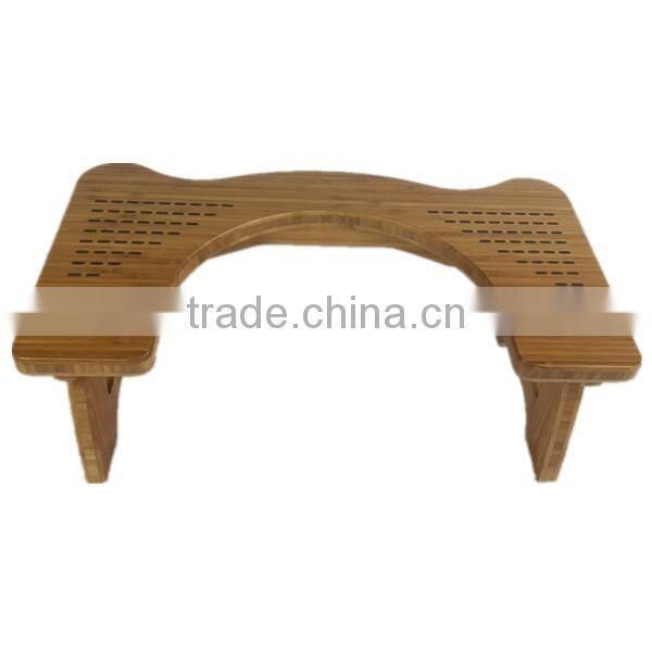 2016 chinese nice quality Bamboo toilet stools and ottomans