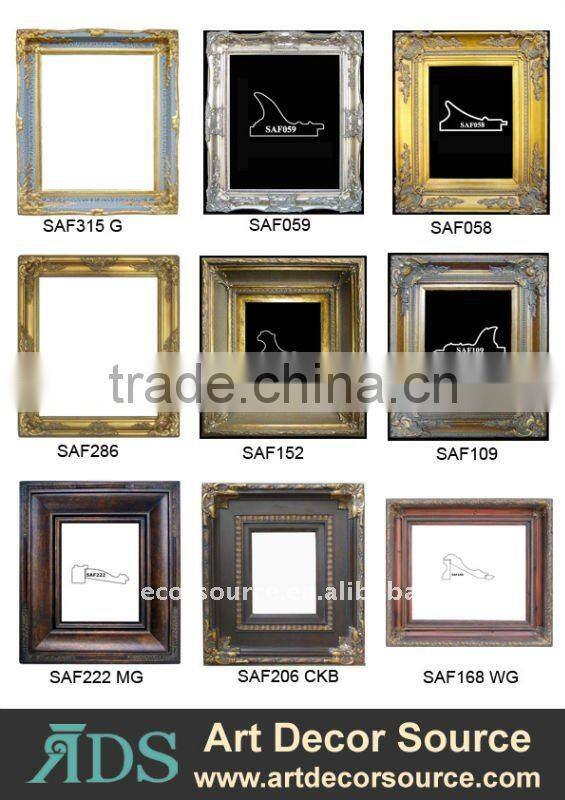 Decorative wooden picture frame craft
