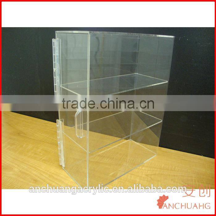 Acrylic Green Neon Trays Bread Donut Bagels Cookie Cupcake Pastry Bakery Storage Display