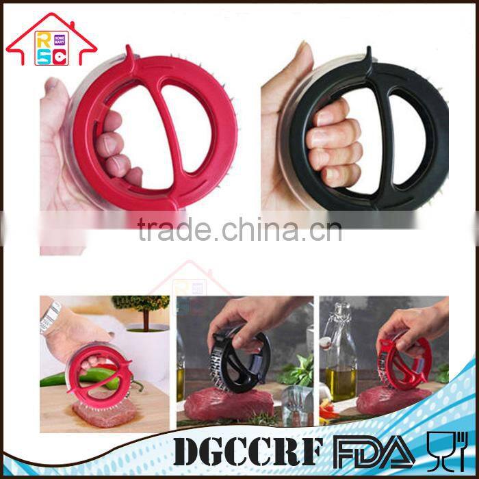 Meat Tenderizer Roller Sharp Stainless Steel Blades for Steak, Chicken, Pork