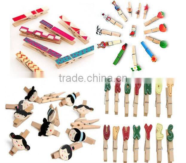 hot new products for 2017 wholesale alibaba website eco-friendly mini wooden clothespin clothes pegs for ornament made in china
