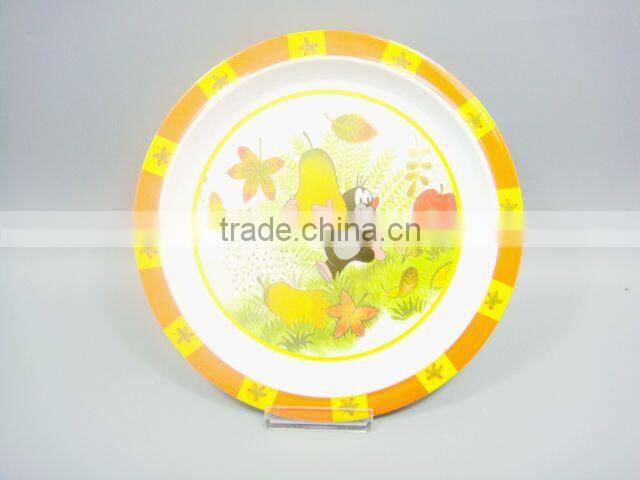 Melamine snack dessert plate for kid children