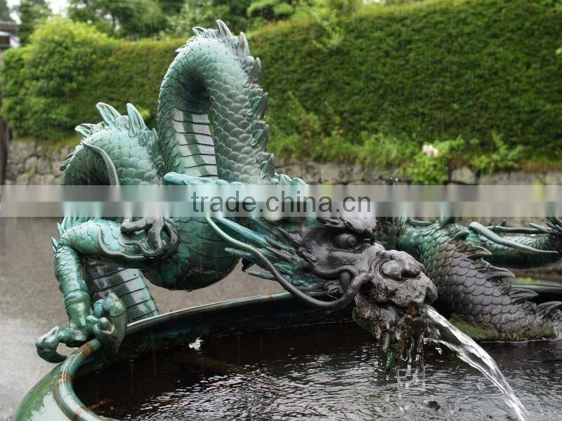 Chinese bronze dragon statue life size dragon fountains