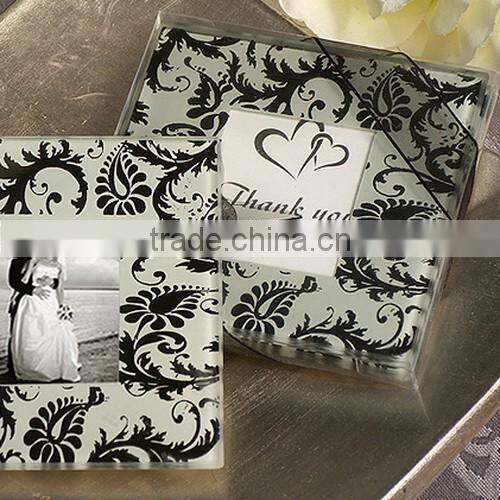 Wholesale blank white glass cup coaster