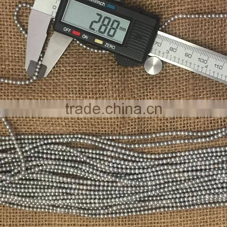 2-3mm grey freshwater pearl strand wholesale