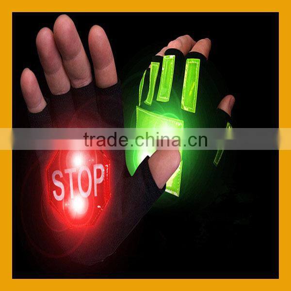 Police Security School Crossing Guard Traffic Safety Reflective Gloves