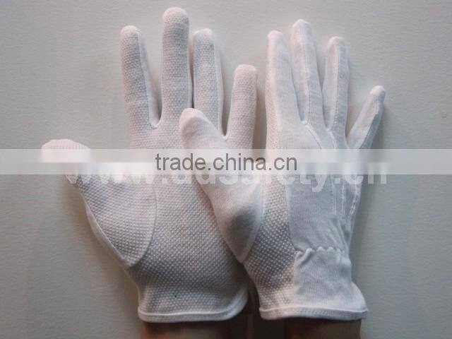 DDSAFETY 2017 Light Medium Weight Cotton Inspector Parade Gloves