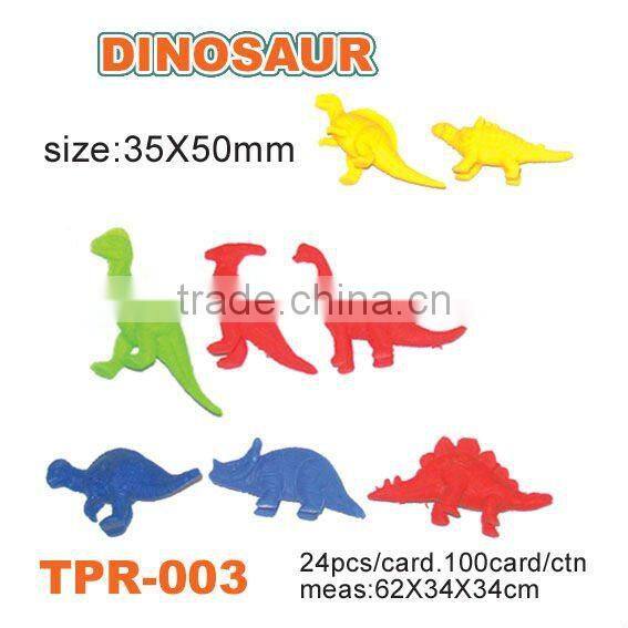 Eco-friendly plastic DINOSAUR SKELETON TPR toys