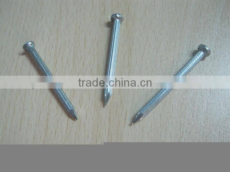 Fluted Steel Concrete / Cement Nails for Construction
