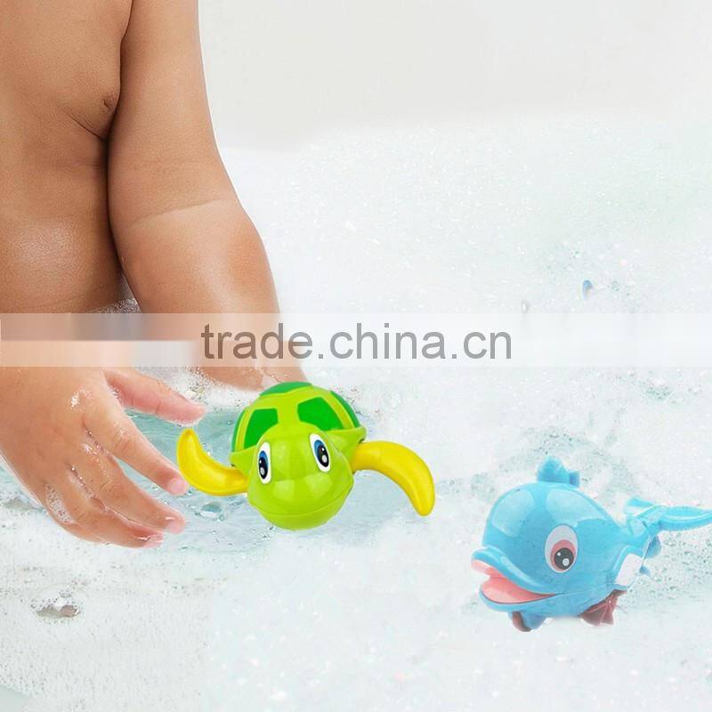 2015 New Hot Cute Floating Animals Tutle Dolphin Baby bath Toys From Dongguan ICTI Manufacturer