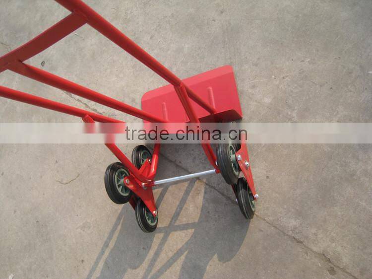 250kg heavy duty convertible equipment three wheel stair climbing hand trolley