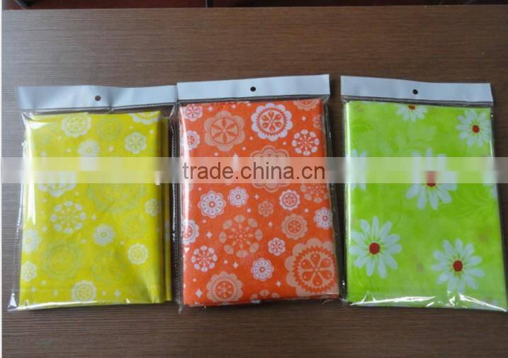 2015 new classic and fashionable flannel/PVC/PE table cloth with good quality