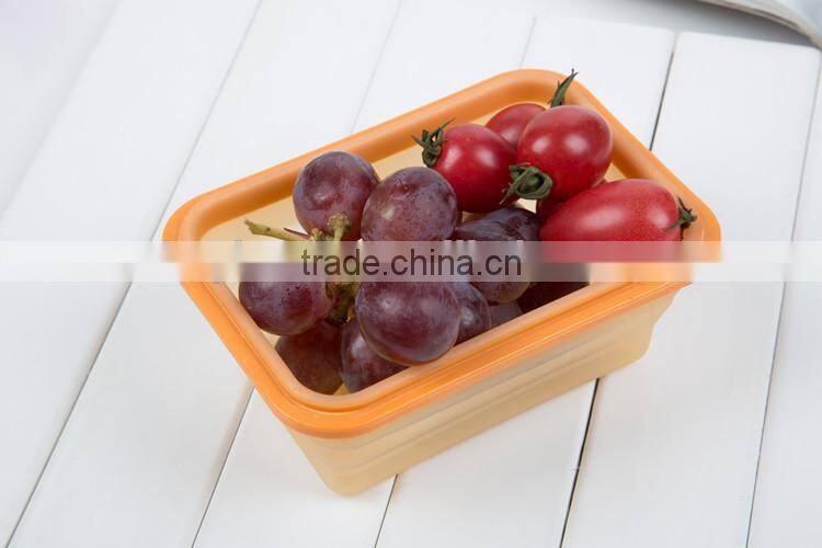 Heatable easy wash silicone thermal personalized food containers