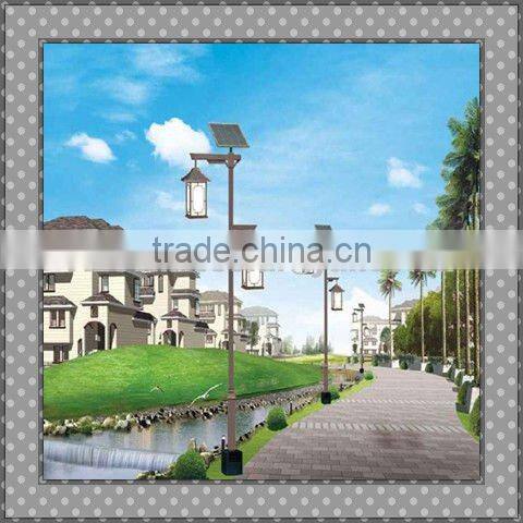 stainless steel&plastic solar garden lamp