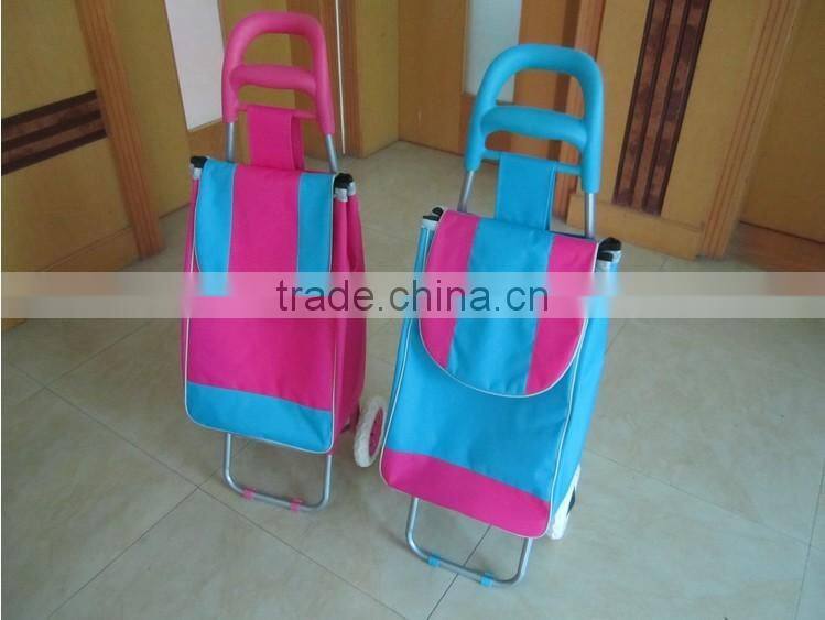 Wholesale foldable trolley shopping bag vegetable, promotion bags for shopping