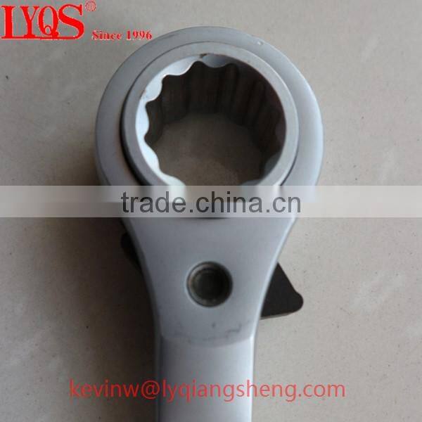 CRV steel flat ring ratchet podger wrench