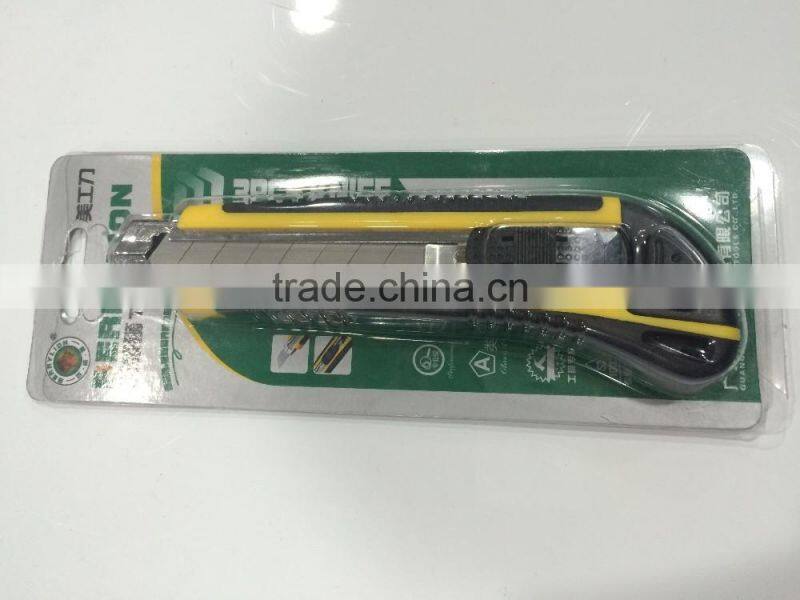 BERRYLION heavy duty knife with three blades with rubber coated