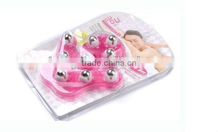 hand-hold bath massager,palm hand massager/Gloves palm shape rotating balls body massager