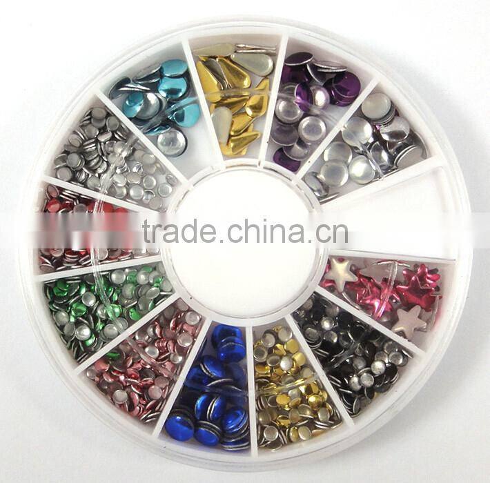 DIY Nail Art Decoration 3D nail metal shell for nails 3D nail art decoration
