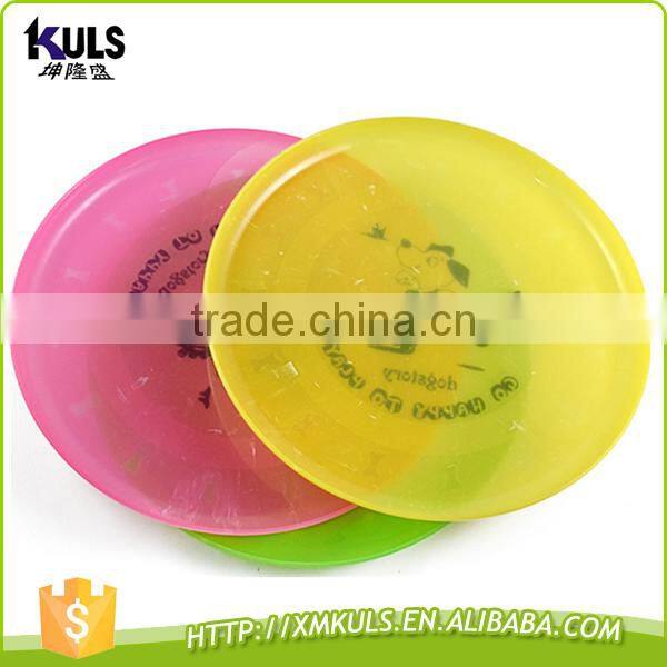 Plastic frisbee pet frisbee dog training plastic frisbee promotional