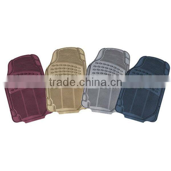4PCS/Set PVC with NBR Universal Non-Slip Car Floor Mat