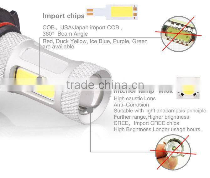 2015 New High Power Universal Auto Lamp 9005 Car Led Lighting 12V 24VLed Fog Light Made In China