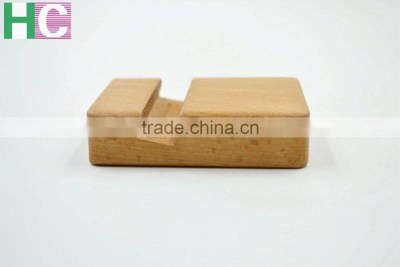 Beech wood phone holder custom phone holder