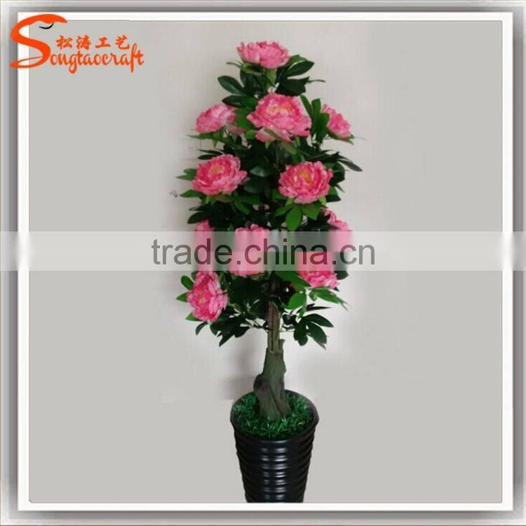 Home decoration artificial flower pottedplants grden decoration cheap price artificial flower potted plants for sale