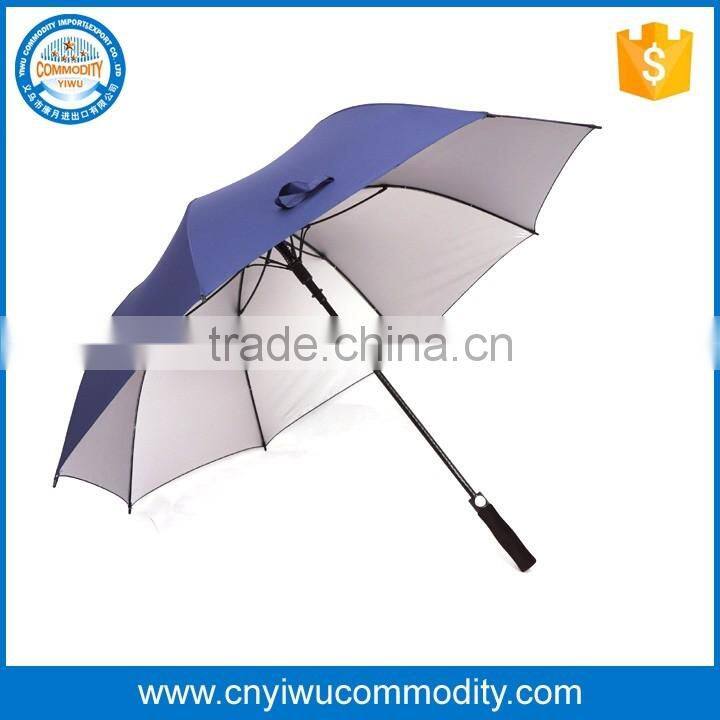 large hot selling colorful Automatic wind-proof Straight golf Umbrella for sale