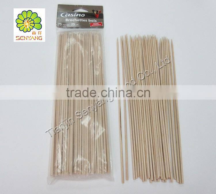 disposable barbecue skewer wooden bbq skewer