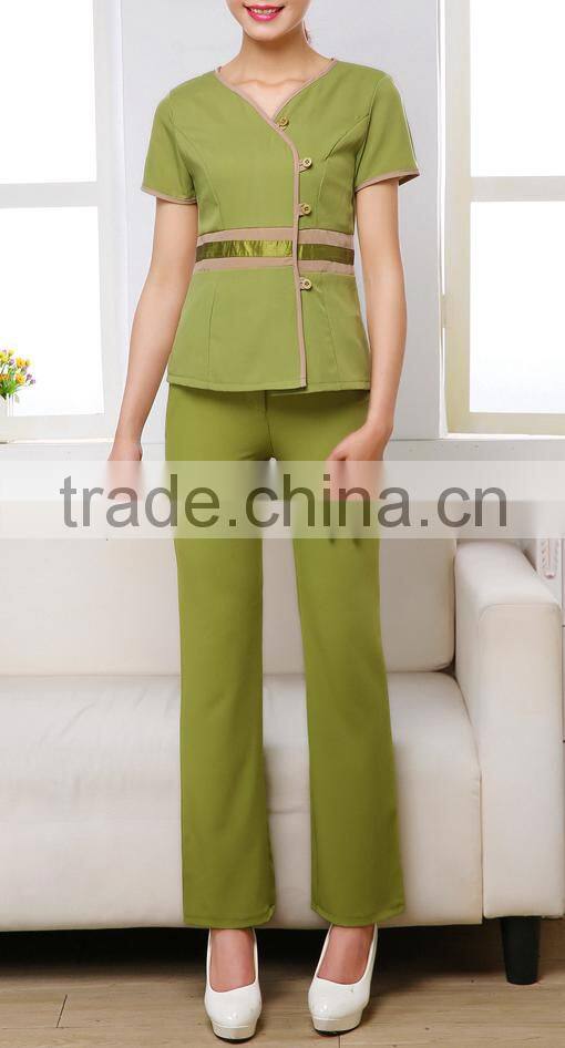 2017 OEM wholesale club costume restaurant uniform bar waitress fashion uniform high quality