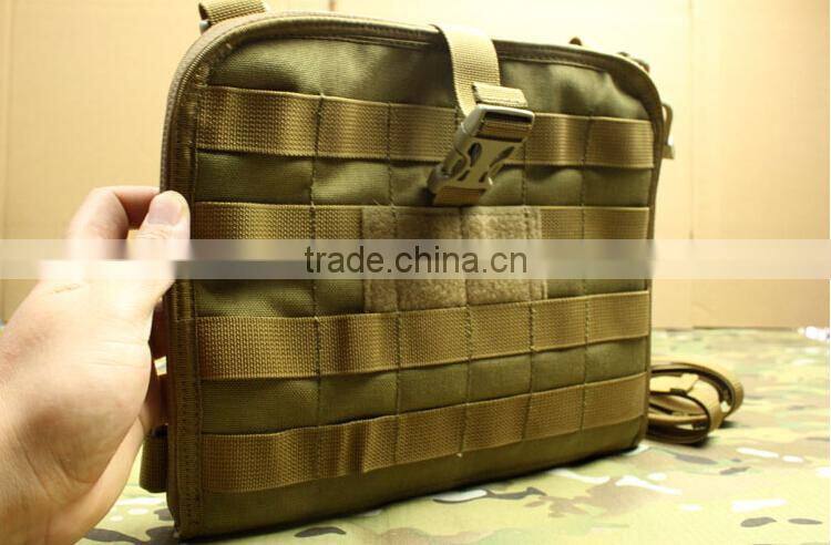 custom brown military tactical molle pad small bags
