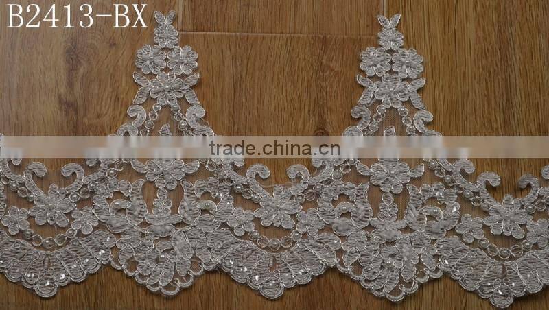 wholesale african Crochet Decorative guipure Cotton Lace Trim